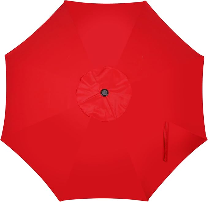 9' Outdoor Patio Umbrella, Outdoor Table Umbrella, Yard Umbrella, Market - Image 4