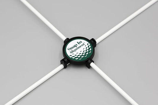 Alignment Stick Connector (with Golf Sticks) - Golf Pratice Mat, Teaching T-Square