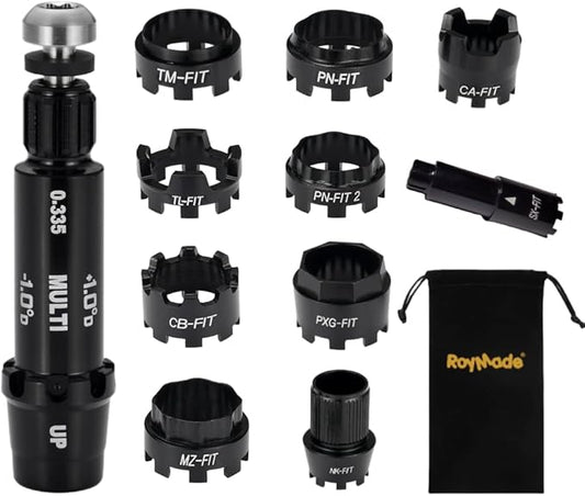 Golf Shaft All Fit Adapter Sleeve with 10pcs Rings Compatible with Titleist/Taylormade/Callaway/Ping/Cobra/Mizuno/PXG/Nike/Srixon Right Hand Golf Heads Change Different Golf Heads by Yourself