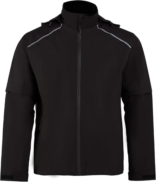K.E.J. Golf Rain Jacket for Men Waterproof Raincoat Lightweight Jacket Golf Suit for Hiking Cycling Running Camping Traveling