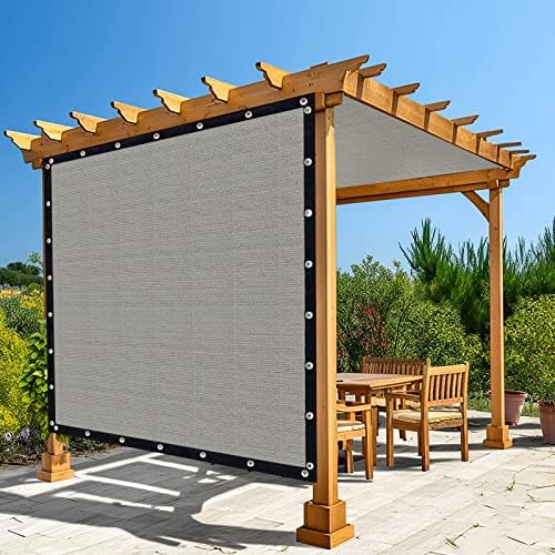 Amagenix 90% Shade Fabric 18'X 22' Gray Sun Shade Cloth by Amagenix