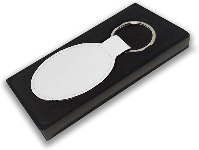 LaserGram Oval Keychain, Sunflowers, Personalized Engraving Included