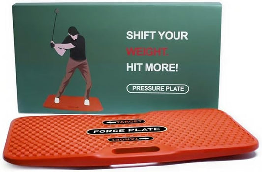 Golf Balance Board Golf Swing Training Aid to Weight Shift Improved Golf Game Swing Trainer Pressure Plate for Increased Power & Control – Teaching Tool for Club Practice & Drills