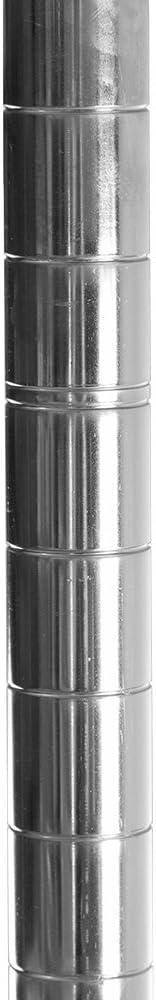 Shelving Inc. 8" d x 12" w Chrome Wire Shelving with 1 Tier Shelf, Weight Capacity 800lbs Per Shelf