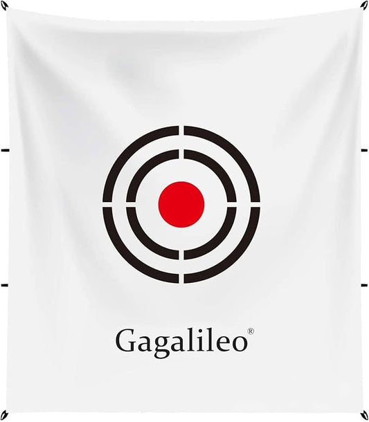 Gagalileo Golf Target Cloth: Protective Net Portable Easy Setup with Ropes Indoor Outdoor Practice All Golfers Training Accuracy for Backyard Garage