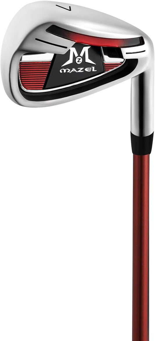 MAZEL Golf Individual Iron 1,2,3,4,5,6,7,8,9, Golf Iron with Steel Shafts for Right Handed Golfers