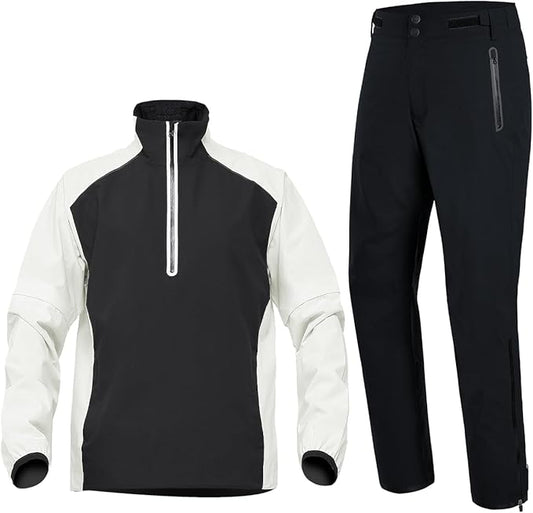 fit space Waterproof Golf Rain Suits for Men Performance Rain Jackets and Pants for All Sports