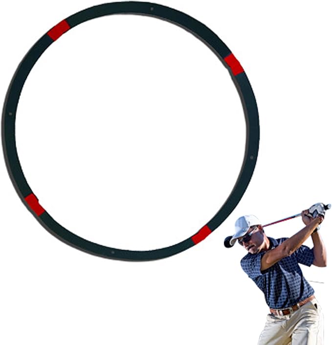 Golf Target Rings - Golf Target Circles, Putting and Chipping Practice Rings | Durable Thin Rings for Short Game Training, Portable Foldable Design, Bright Colors for Easy Visibility, Multiple