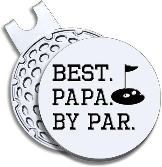 Men Golf Ball Marker with Magnetic Hat Clip, Funny Golf Accessories Gifts for Men, Novelty Birthday Gifts for Male Golfer Fan