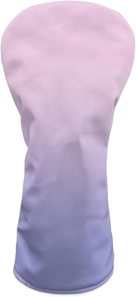 Golf Club Head Covers for Club Protective, Waterproof PU Leather Driver Fairway Wood Hybrid Head Cover