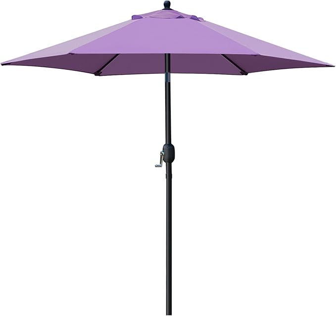 Sunnyglade 7.5' Patio Umbrella Outdoor Table Umbrella Tilt Crank Purple | by Sunnyglade
