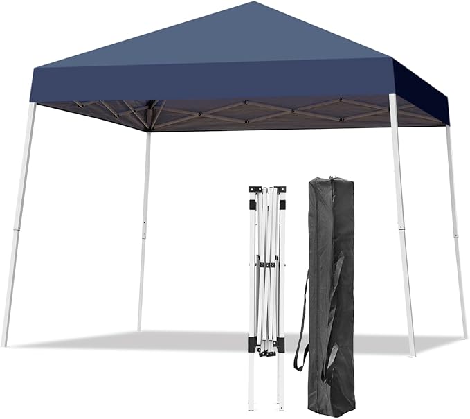 10x10FT Slant Leg Pop Up Canopy Tent, Portable Outdoor Shelter | 10x10FT Base by Oneofics