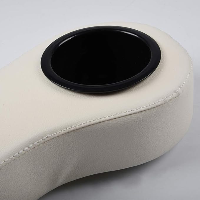 PIT66 Universal Golf Cart Rear Seat Arm Rest Cushion with Cup Holders