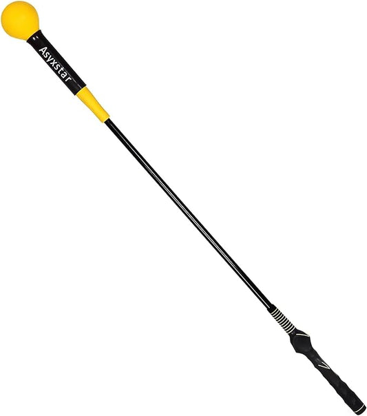 Golf Swing Trainer Aid - Golf Training aid with Grip Trainer Training Equipment, Power Flex Swing Training aid for Strength,Balance, and Tempo Swing Speed Trainer