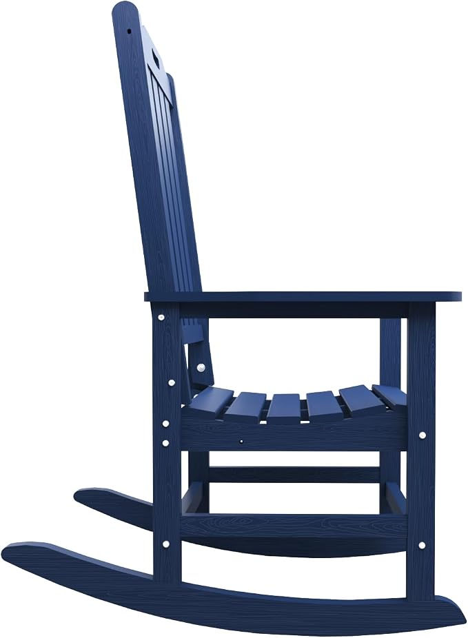 THOEOE Outdoor Rocking Chairs Set of 2, Oversized Patio Rocking Chair | HDPE - Image 9