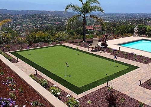Pro Putting Green Golf Artificial Grass Turf 5FTX28FT， Indoor Outdoor Golf Training Mat, Synthetic Fake Grass for Baseball Football Gym Sports