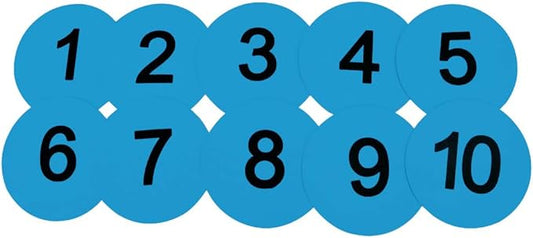 8inch Numbered Floor Spot Markers