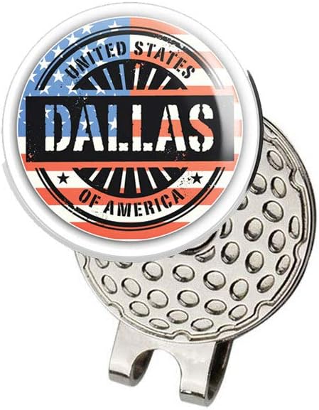 Africa Tribal Design Golf Hat Clip with Magnetic Ball Marker