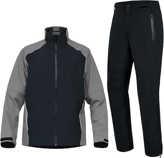 fit space Waterproof Golf Rain Suits for Men Performance Rain Jackets and Pants for All Sports