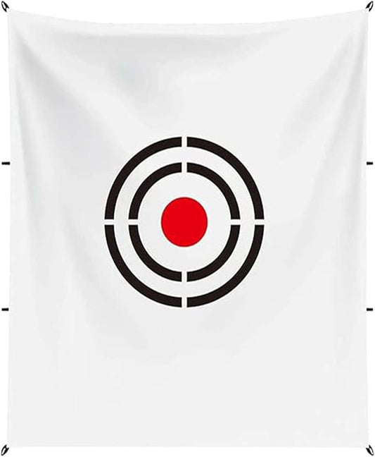 Gagalileo Golf Target Cloth: Protective Net Portable Easy Setup with Ropes Indoor Outdoor Practice All Golfers Training Accuracy for Backyard Garage