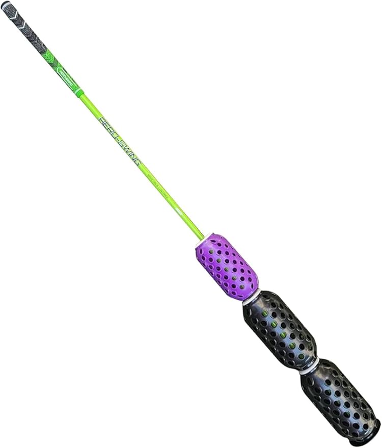 Aero Whip Shaft Tempo and Speed Golf Trainer, Flexible Shaft for Golf Training Aid, Great Golf Warm Up Tool, Swing Speed Air Resistance Training, Gain Up to 30 Yards On Your Drive