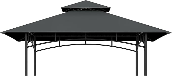 5x8 Grill Gazebo Replacement Top by COVBOARD
