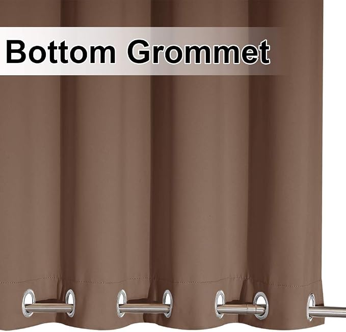 NICETOWN Patio Waterproof Outdoor Curtain, Thermal Insulated Rustproof Double - Image 6