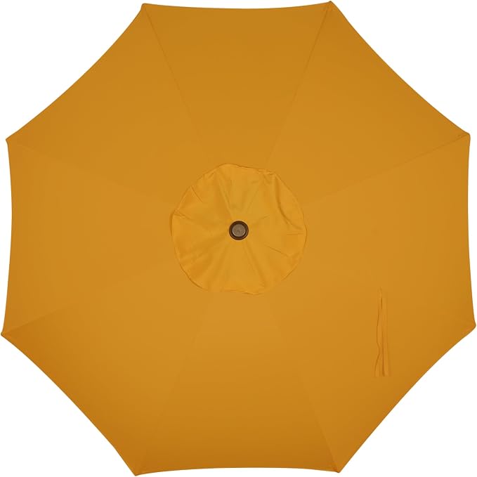 9' Outdoor Patio Umbrella, Outdoor Table Umbrella, Yard Umbrella, Market - Image 3
