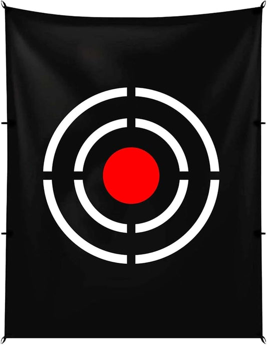 Gagalileo Golf Target Cloth: Protective Net Portable Easy Setup with Ropes Indoor Outdoor Practice All Golfers Training Accuracy for Backyard Garage