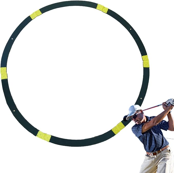 Golf Target Rings - Golf Target Circles, Putting and Chipping Practice Rings | Durable Thin Rings for Short Game Training, Portable Foldable Design, Bright Colors for Easy Visibility, Multiple