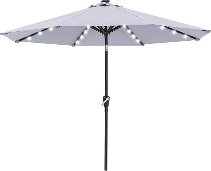 ABCCANOPY Solar Led Patio Umbrella by ABCCANOPY
