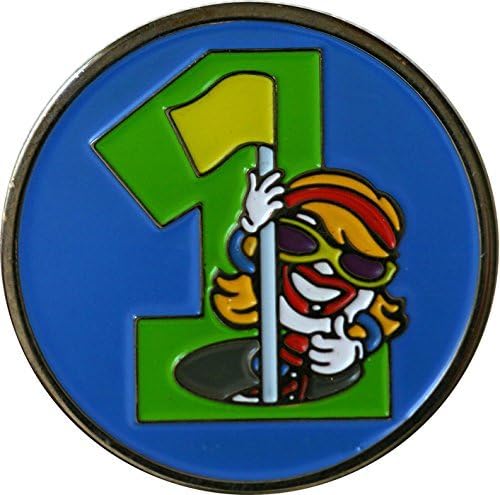Hole in One Golf Ball Marker with Matching Hat Clip