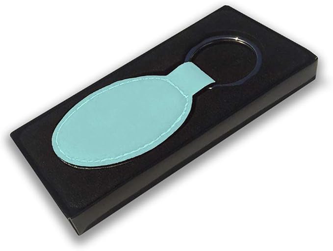LaserGram Oval Keychain, Disc Golf, Personalized Engraving Included