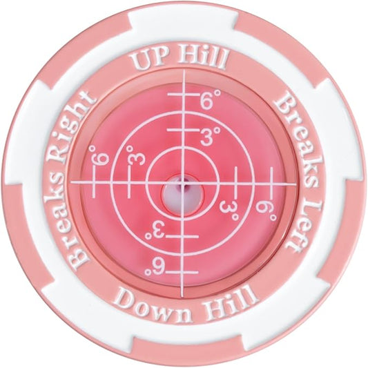 Golf Ball Marker with Bubble Level for Putting Green – Golf Accessories for Men, Putting Alignment Aid & Golf Ball Markers Gifts, Premium Training Tool | SmartLevel Upgrade