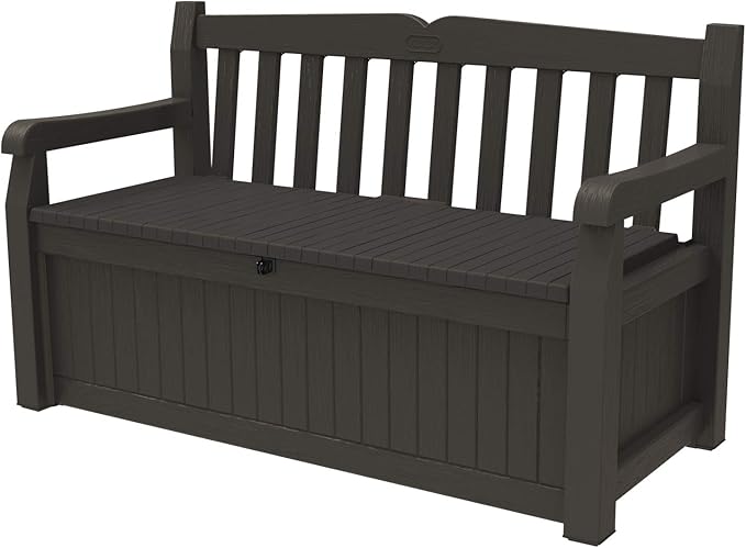 Keter Solana 70 Gal Outdoor Storage Bench by Unknown