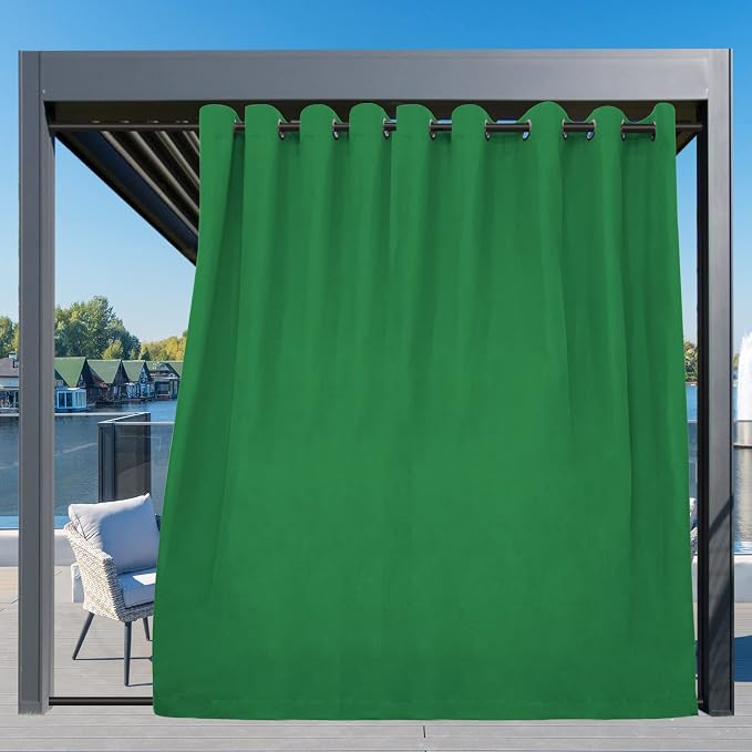 Easy-Going Outdoor Curtains for Patio 1 Panel, 150x84 inch, Weatherproof - Image 3