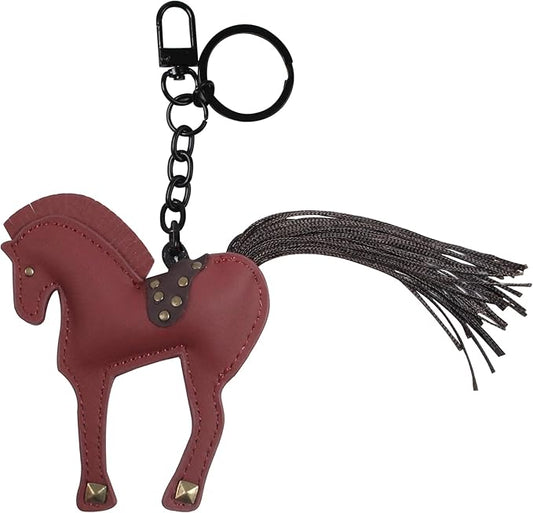 Horse Keychain, Hanging Charm Accessory for Purse, Bag and Backpacks Pony Key Chain for Women