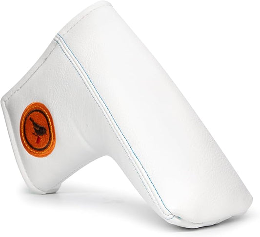 Golf Headcovers Elegant Embroidery Premium Leather Birdie Golf Driver Cover Fairway Hybrid Cover Blade Putter Cover Golf Mallet Putter Cover for OZ1 MEZZ 1 MEZZ1 MAX Putter