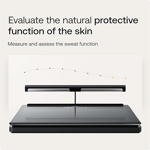WITHINGS Body Scan - Connected WiFi Scale to Improve Your Health, BIA Personal Scale, Body Composition Analysis, Body Fat, Muscle Mass, Water Percentage