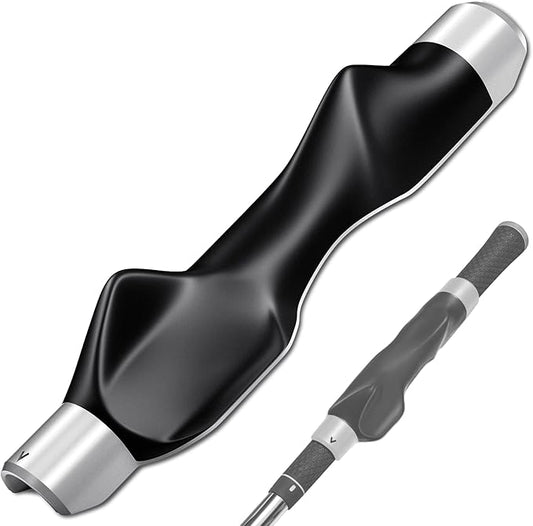 Golf Grip Trainer, Grip Trainer for Golf Clubs - Right Hand Golf Training Aid with Ergonomic Design, Corrects Golf Grip Posture and Improves Swing Accuracy