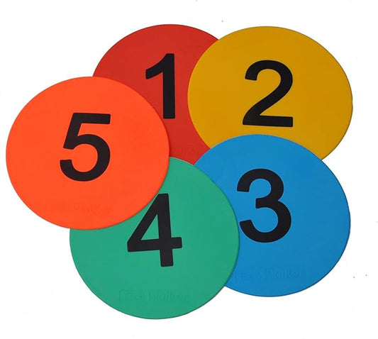 8inch Numbered Floor Spot Markers