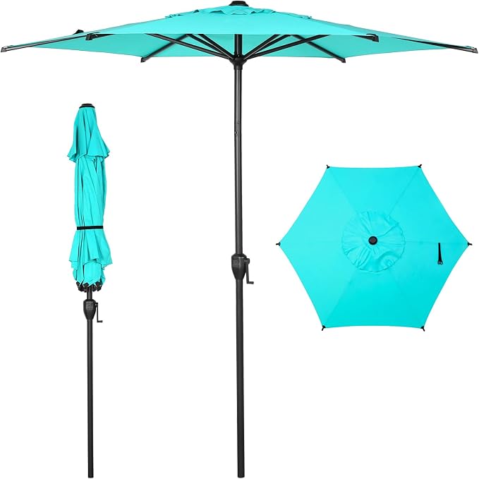 Abba Patio 7.5FT Lyon Outdoor Patio Umbrella Outdoor Table Umbrella by AbbaPatio