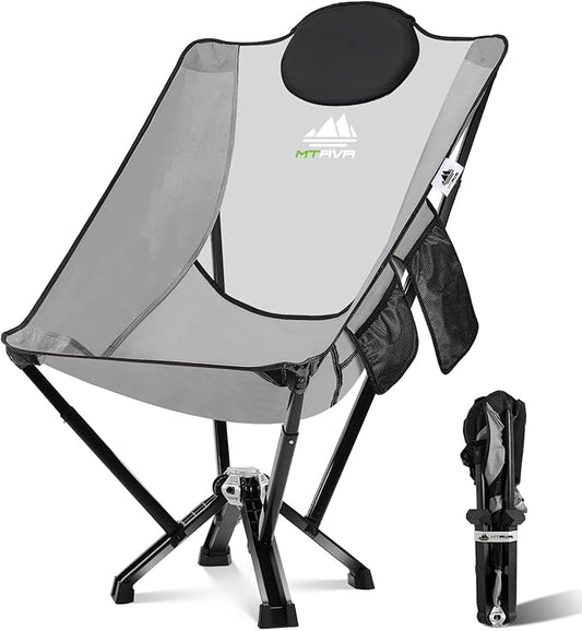 High-Back Folding Chair for Indoor & Outdoor Use — Comfortable Full Back Support for Long Sitting, Stable Aluminum Frame, Easy Setup, Portable Chair for Home, Camping, RV & Relaxation