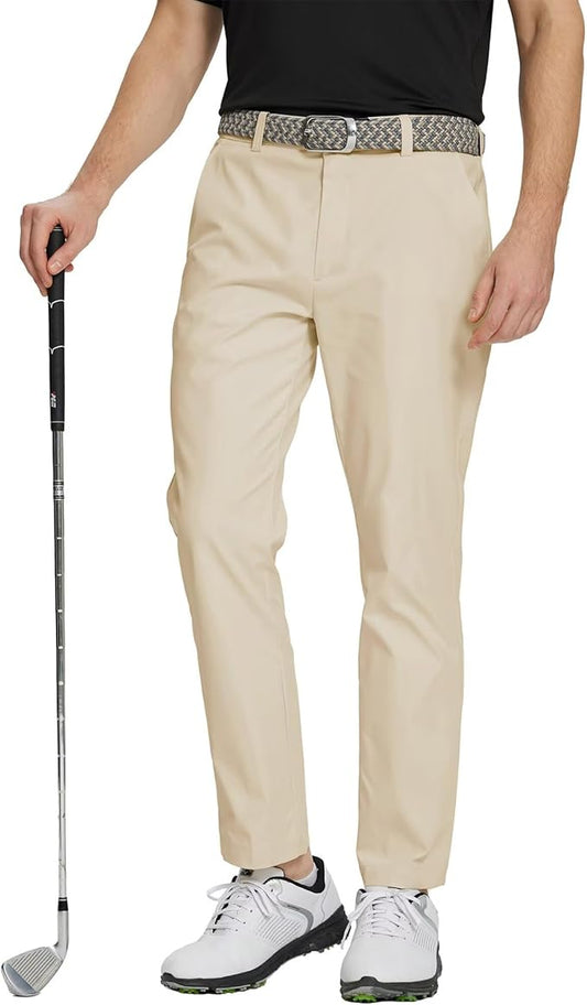 M MAELREG Golf Pants Men Quick Dry - 30"/32"/34" Stretch Lightweight 5 Pockets Water-Resistant Casual Mens Dress Pants