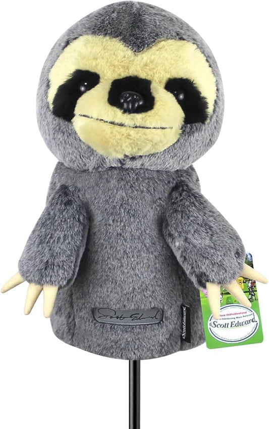 Scott Edward Golf Club Cover Fit Well for Driver or Fairway Wood Golf Club, Funny Cute Animal Design Soft Functional Golf Headcover Stylish Protection for Your Clubs for Men and Women
