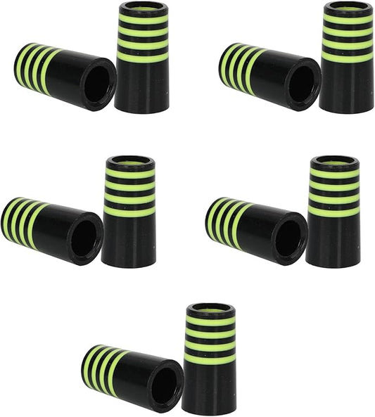 10 Pcs Golf Ferrules,Golfing Club Ferrules Colorful Golfing Iron Ferrules Fit 0.35Inch Tapered Steel Shafts