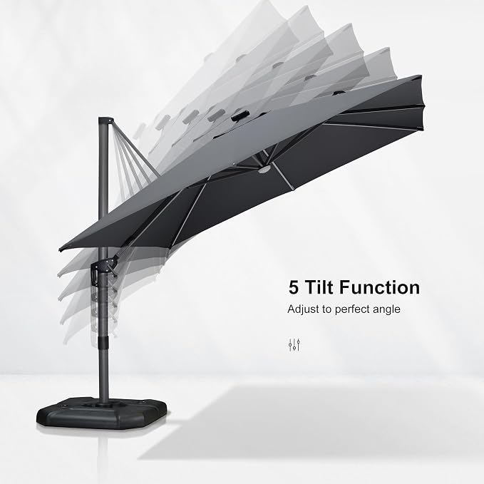 PURPLE LEAF Outdoor Umbrella - Image 6