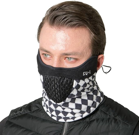 KOREA W-Series W2 Thermal Sports Face Mask with Nose Wire for Winter | Golf, Running, Skiing & Outdoor Activities