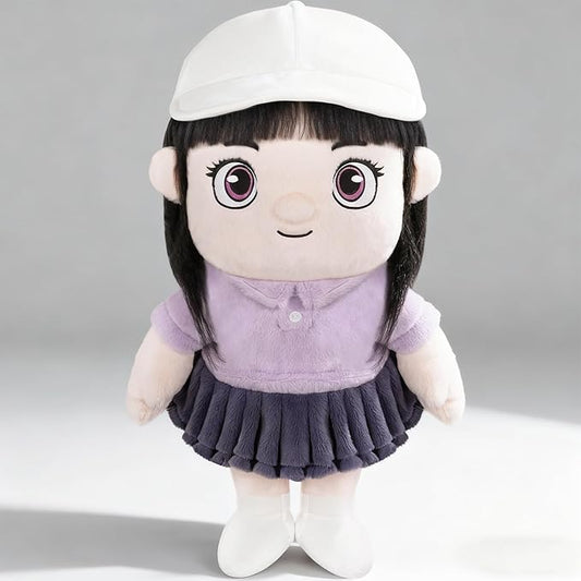 Craftsman Golf Girl in a Purple Dress Doll Plush Golf Driver Cover Headcover Travel Protector Golfer Gifts
