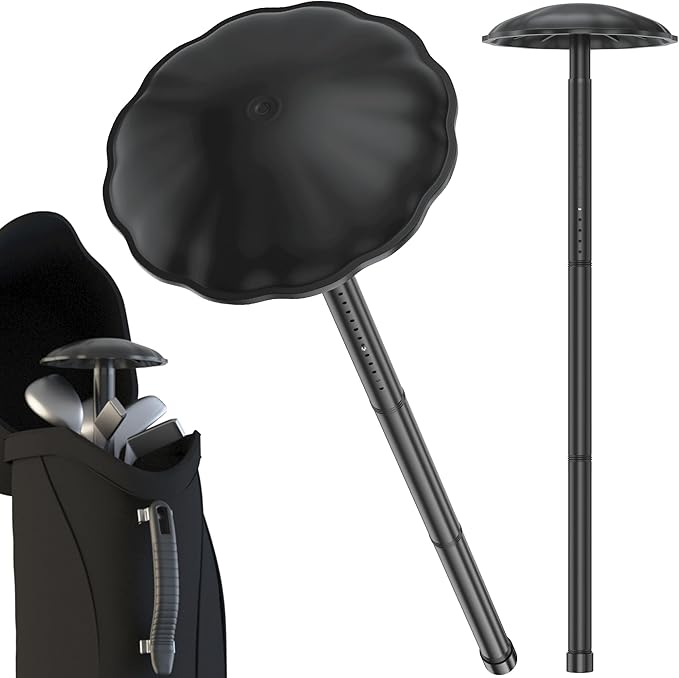Golf Travel Bag Support Pole - Heavy-Duty Alloy Steel Golf Club Protector with ABS Cover, Adjustable 27-56 Inch, Tool-Free Installation for Travel Bags